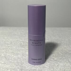 Cindy Crawford Meaningful Beauty Glowing Serum .5oz New & Unopened